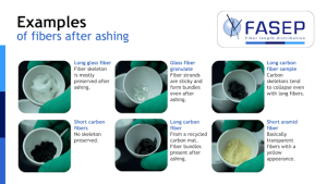 Fiber Samples after Ashing